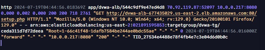 ALB Example Access Log