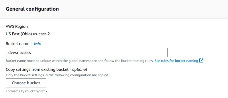 S3 Bucket General Configuration
