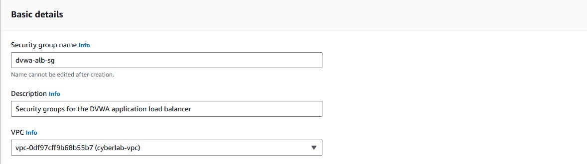 Creating the Security Group pt.1