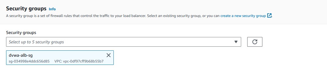 Creating the Security Group pt.2