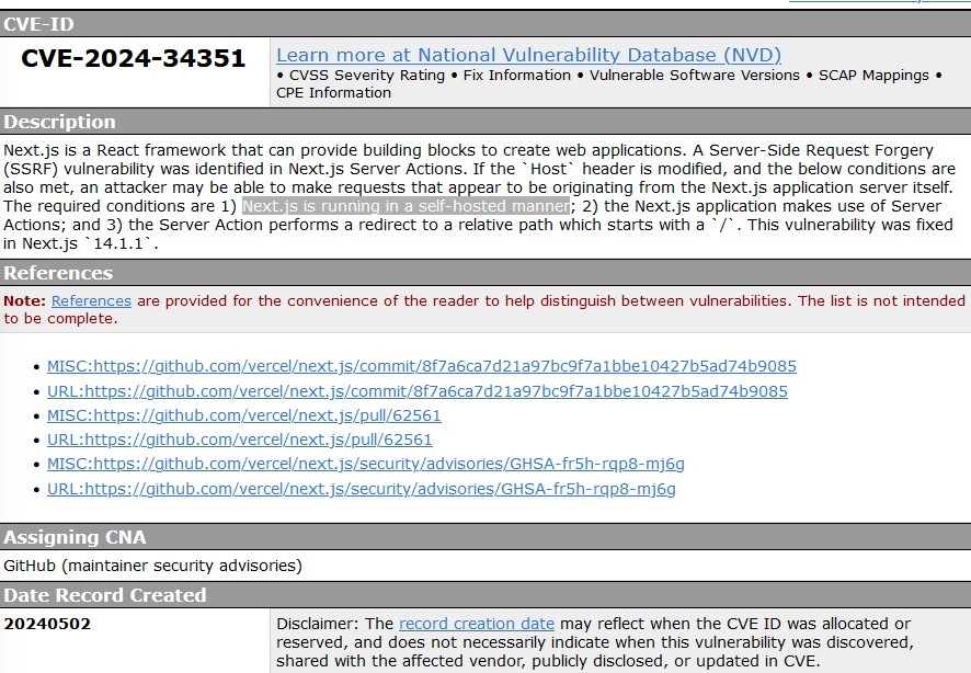 Log Action CVE