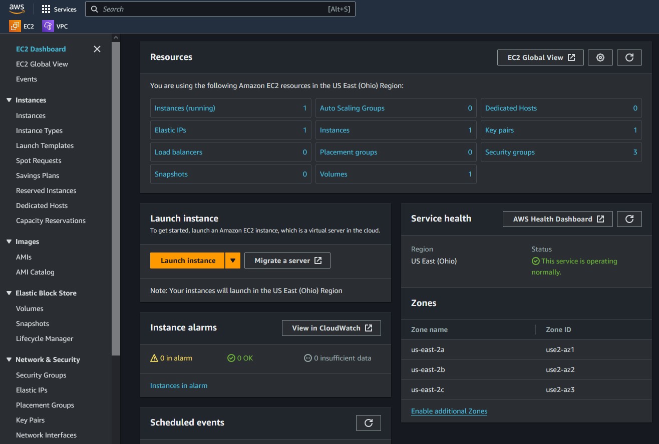 Launching a New Instance