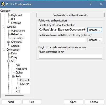Adding Keys to PuTTY